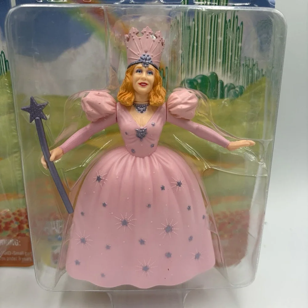 Wizard Of Oz Figurines. Trevco Company. Glinda & Dorthy New In Box Old Stock VTG